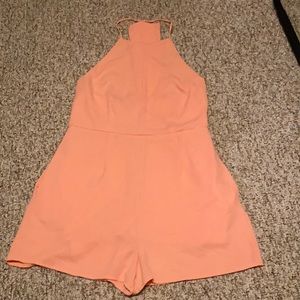 Like new Peach love California peach pink romper